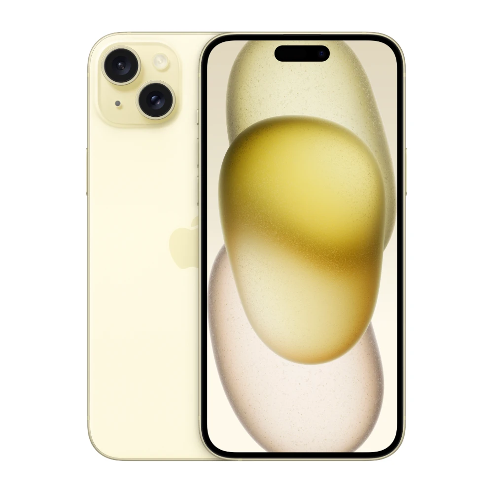 Смартфон Apple iPhone 15 Plus 256 ГБ, жёлтый