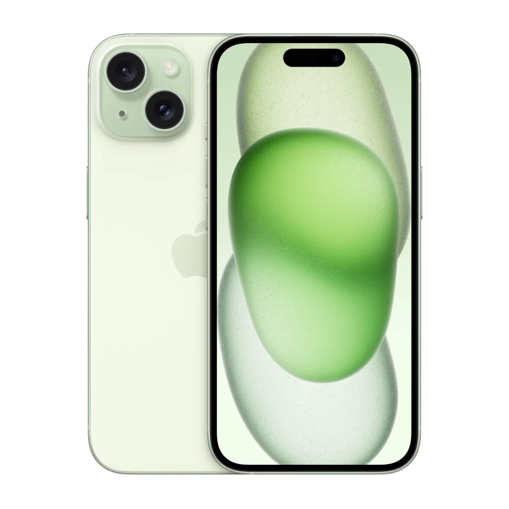 Смартфон Apple iPhone 15 128 ГБ, зелёный
