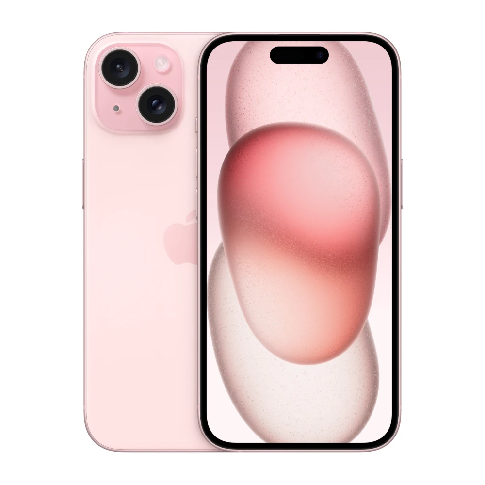 Смартфон Apple iPhone 15 128 ГБ, розовый