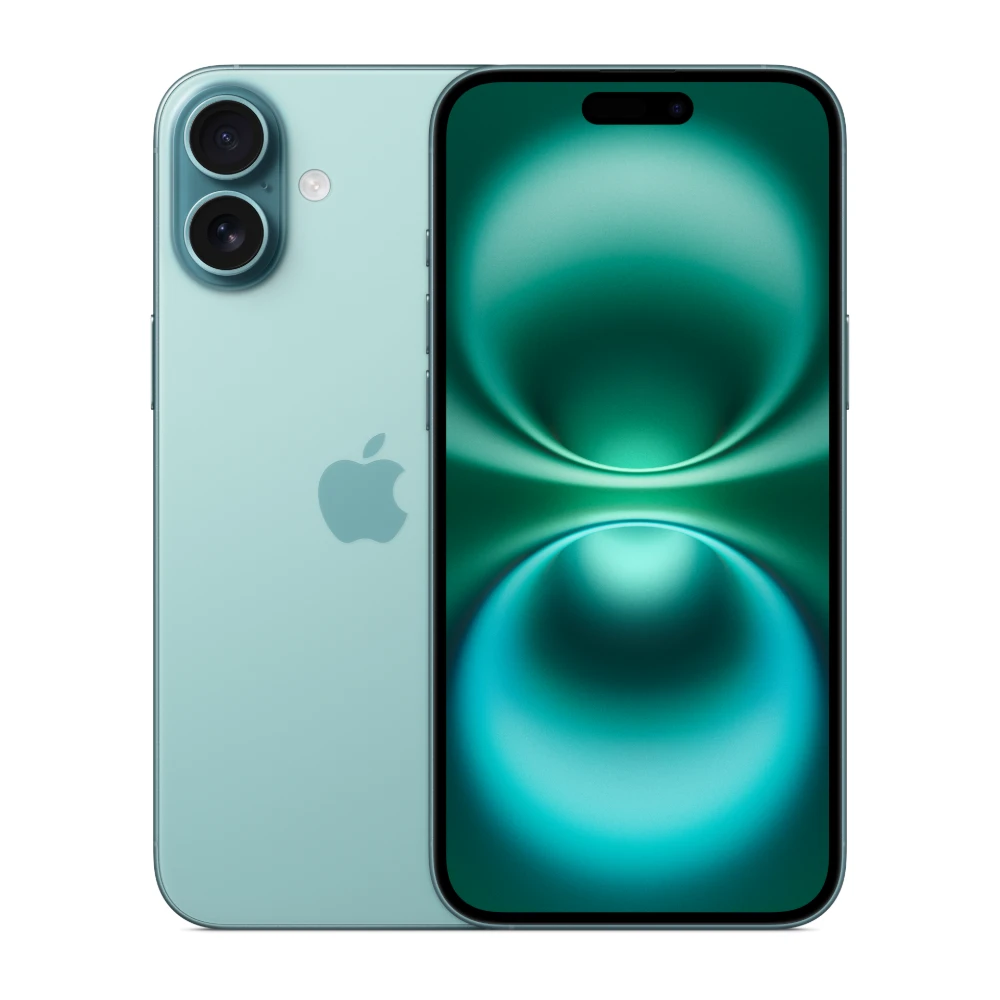Смартфон Apple iPhone 16 Plus 128 ГБ, бирюзовый
